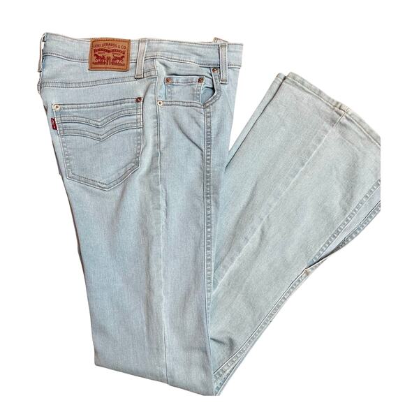 Levi's Women's 726 Flare Split-Hem Jeans Like New Size 26 - Picture 4 of 9